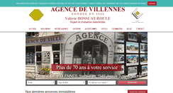 Desktop Screenshot of agencedevillennes.com